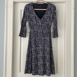 Garnet Hill Perfect faux wrap dress for any occasion.